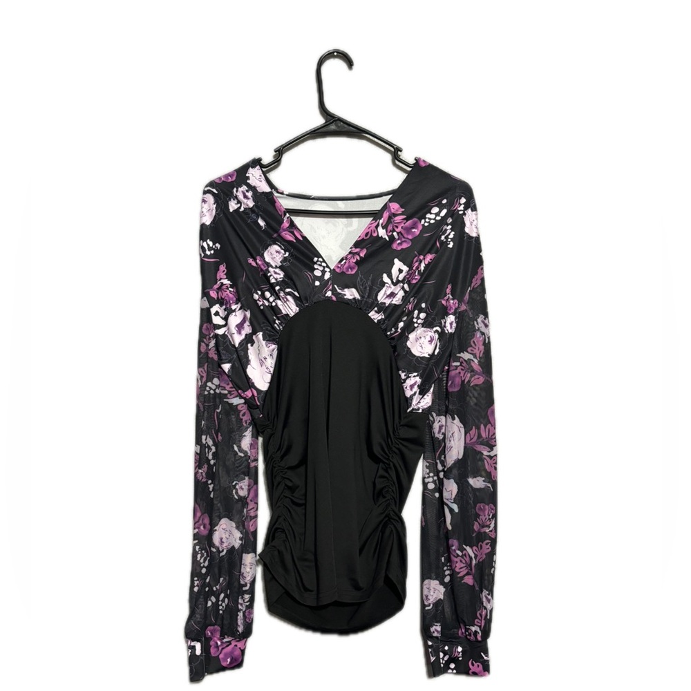 Black and purple tunic